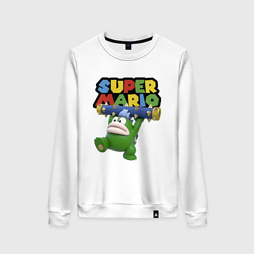 Женский свитшот Super Mario - Spike - Character / Белый – фото 1