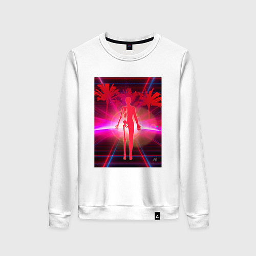 Женский свитшот Человеческая сущность / Белый – фото 1