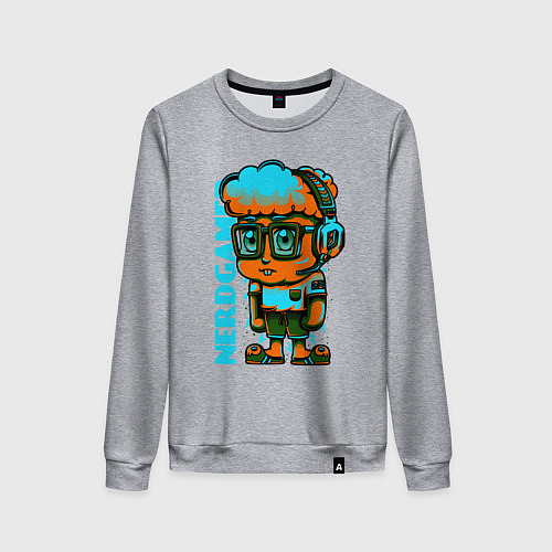 Женский свитшот Нерогеймер / Меланж – фото 1