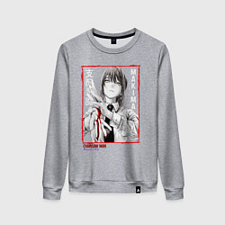 Женский свитшот Макима Человек Бензопила