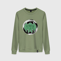 Женский свитшот Мультяшный Ктулху