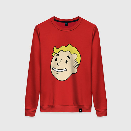 Женский свитшот Vault boy head / Красный – фото 1