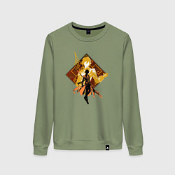 Женский свитшот Силуэт Чжун Ли