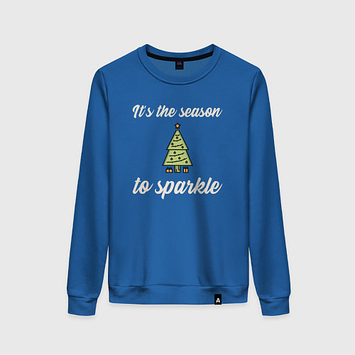 Женский свитшот Сезон сияния / Синий – фото 1