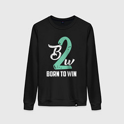 Женский свитшот Born to win