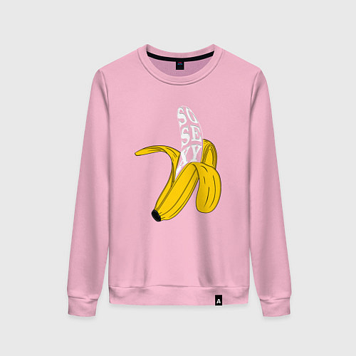 Женский свитшот Заводной банан / Светло-розовый – фото 1
