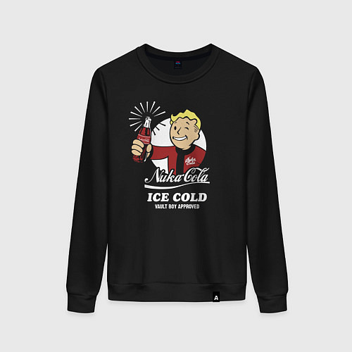 Женский свитшот Vault boy - talisman - Fallout / Черный – фото 1