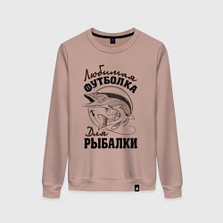 Женский свитшот Футболка для рыбалки