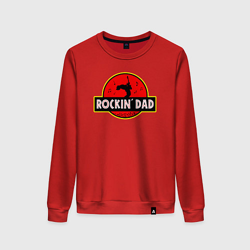 Женский свитшот Rockin Dad / Красный – фото 1
