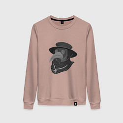 Женский свитшот Маска чумного доктора