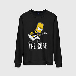 Женский свитшот The Cure Барт Симпсон рокер