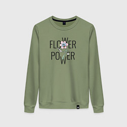 Женский свитшот Flower power