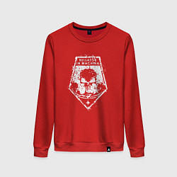 Свитшот хлопковый женский Bellator in machina, цвет: красный