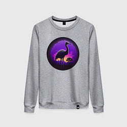 Женский свитшот Аист в неоне