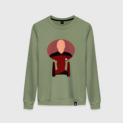 Женский свитшот Звездный путь Новое поколение