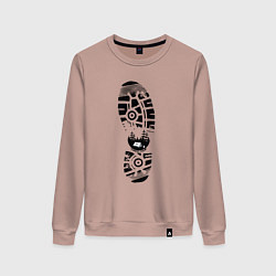 Женский свитшот Туристический ботинок