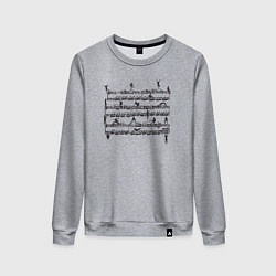 Женский свитшот Music people