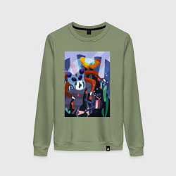 Женский свитшот Subnautica морские чудовища