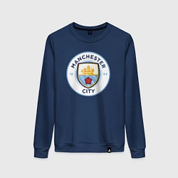 Свитшот хлопковый женский Manchester City FC, цвет: тёмно-синий