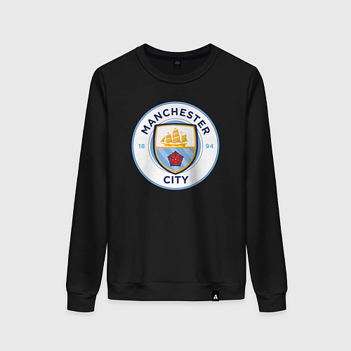 Женский свитшот Manchester City FC / Черный – фото 1