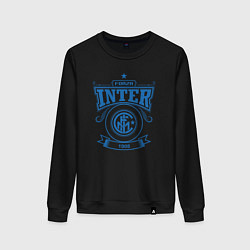 Свитшот хлопковый женский Forza Inter, цвет: черный