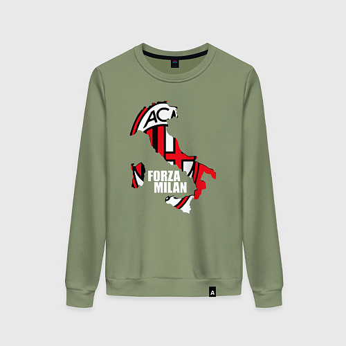 Женский свитшот Forza Milan / Авокадо – фото 1