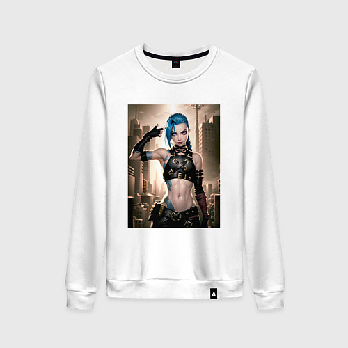 Женский свитшот Jinx model / Белый – фото 1