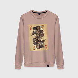 Женский свитшот Fable III Героиня Яснодола, дама черви