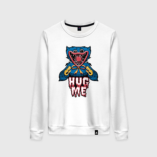 Женский свитшот Обними Хагги Вагги / Белый – фото 1