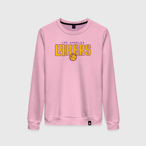 Женский свитшот NBA Lakers / Светло-розовый – фото 1