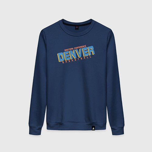 Женский свитшот Denver west / Тёмно-синий – фото 1