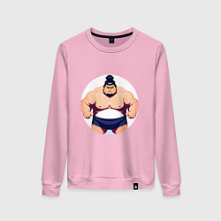 Женский свитшот Борец сумо