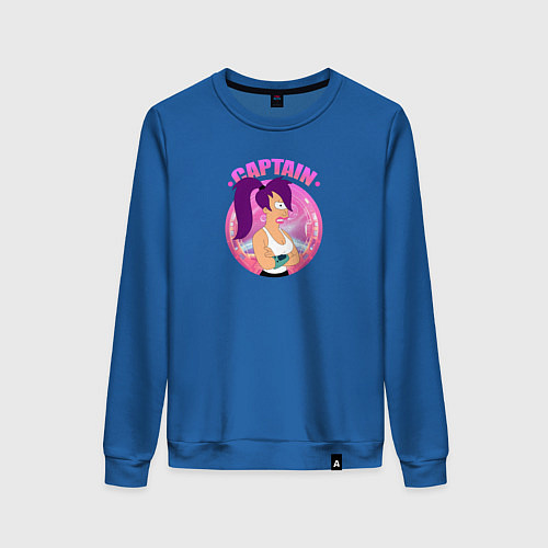 Женский свитшот Futurama: Капитан Лила / Синий – фото 1