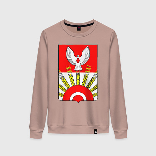 Женский свитшот Киясовский Район / Пыльно-розовый – фото 1