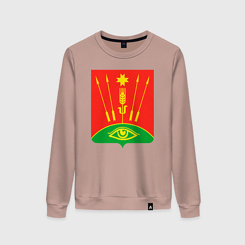 Женский свитшот Глазовский район / Пыльно-розовый – фото 1