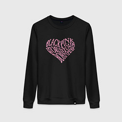 Женский свитшот Blackpink worldtour bornpink