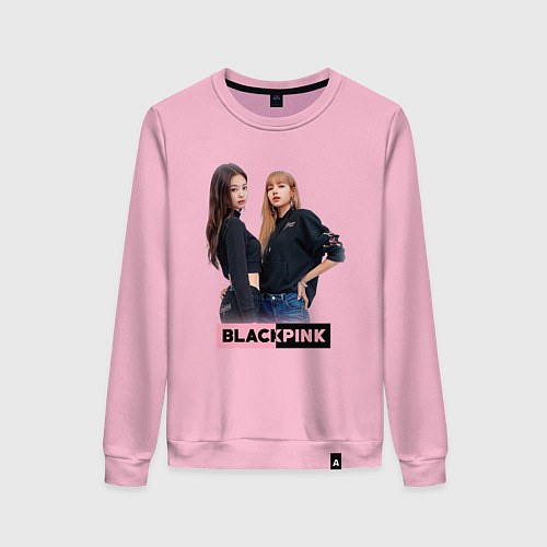 Женский свитшот Blackpink kpop / Светло-розовый – фото 1