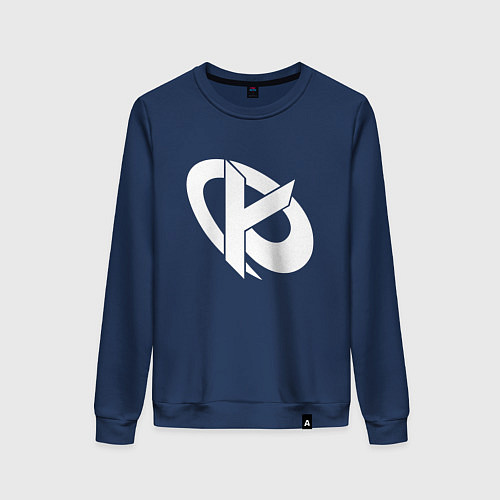 Женский свитшот Karmine Corp / Тёмно-синий – фото 1