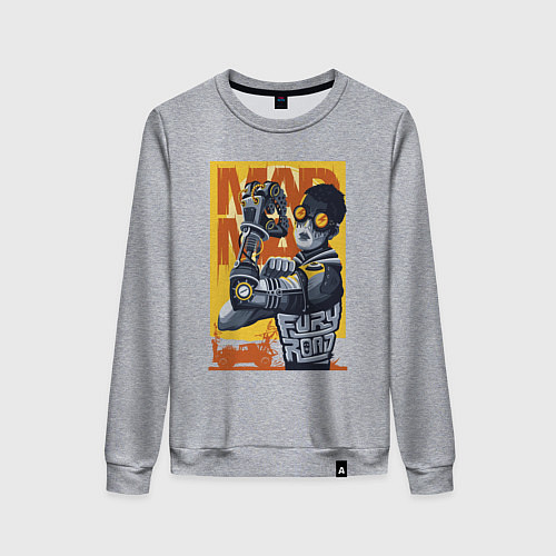 Женский свитшот Безумный Макс - дорога ярости / Меланж – фото 1