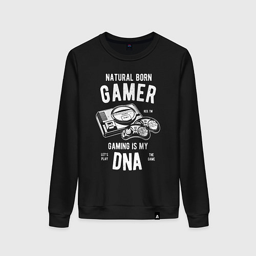 Женский свитшот Sega gamer / Черный – фото 1