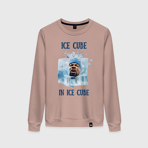 Женский свитшот Ice Cube in ice cube / Пыльно-розовый – фото 1