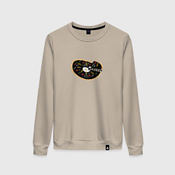 Женский свитшот Музыкальная пицца