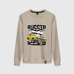Женский свитшот Russia tuning car