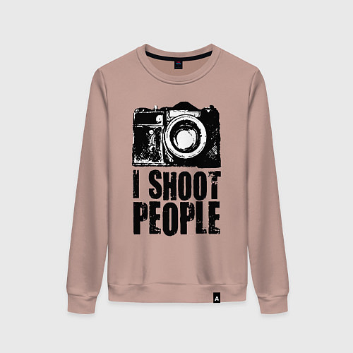 Женский свитшот Shoot photographer / Пыльно-розовый – фото 1