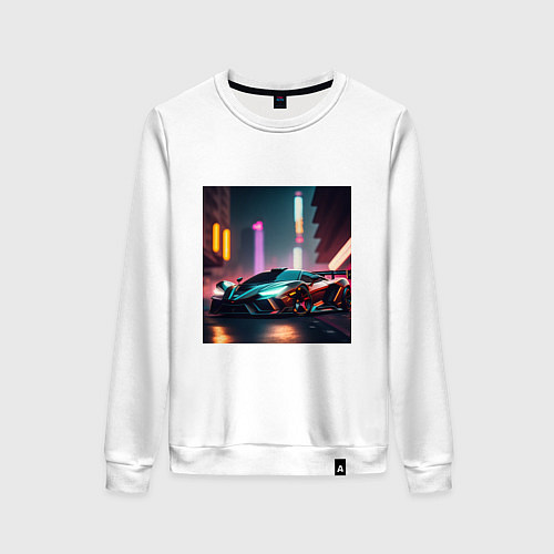 Женский свитшот Суперавто / Белый – фото 1