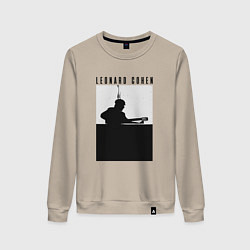 Женский свитшот Tribute to Leonard Cohen