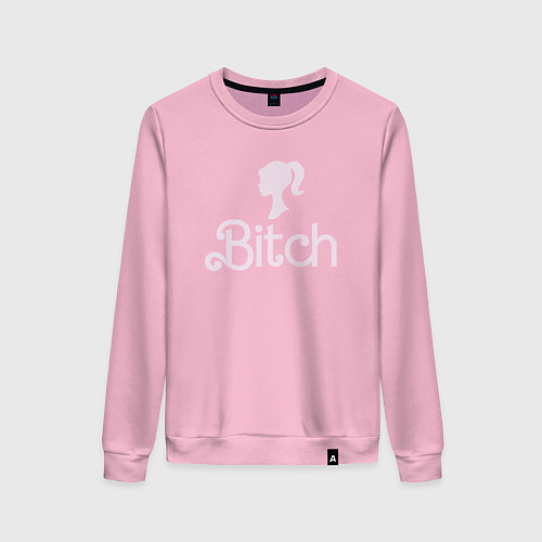 Женский свитшот Стиль барби с иконкой / Светло-розовый – фото 1