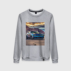 Женский свитшот Авто Додж Челленджер