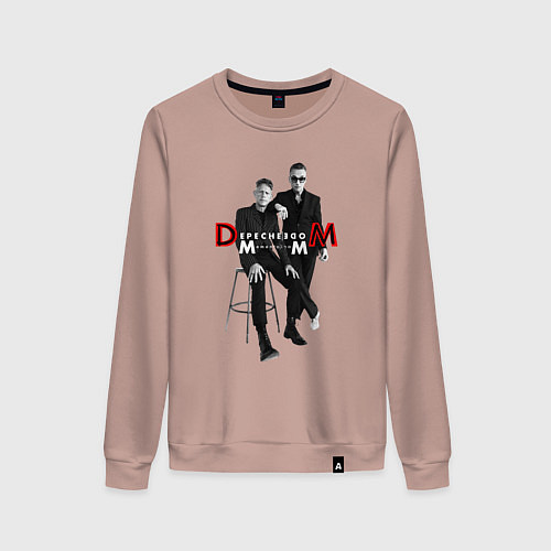 Женский свитшот Depeche Mode - Memento Mori Two of Us / Пыльно-розовый – фото 1
