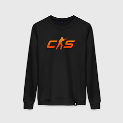 Женский свитшот CS 2 orange logo